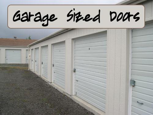 Diamond Point Storage Garage Sized Doors